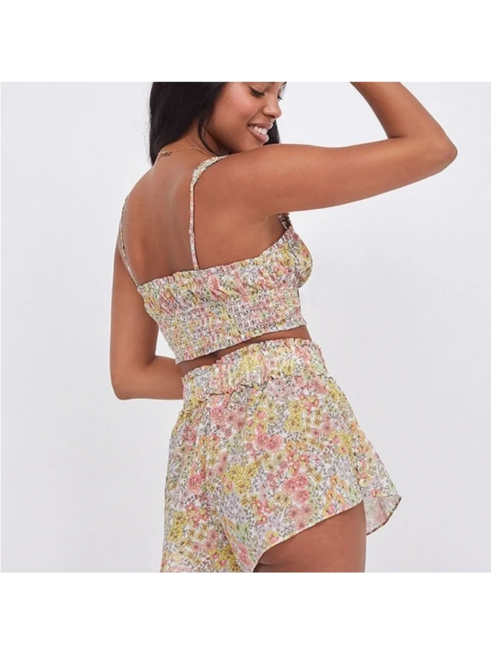 For Love and Lemons Esme PJ Set XS Cami & Shorts - Picture 5 of 13